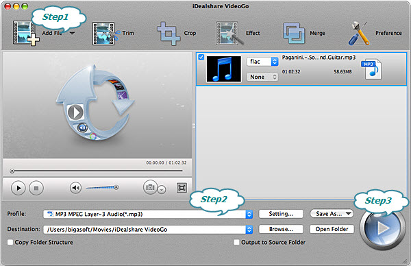 Convert SWF to MP3 on Mac