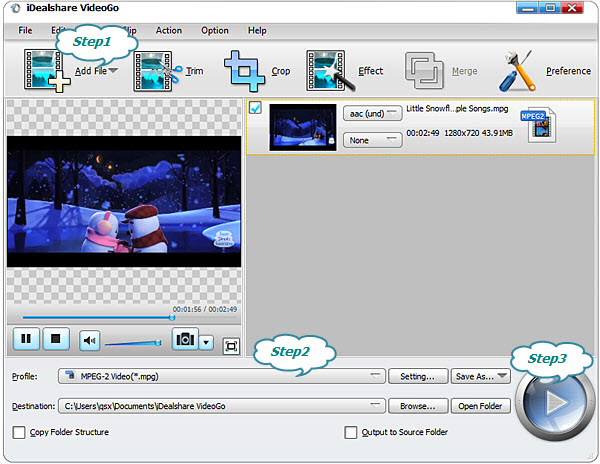 How to Convert MP4 to MPEG?