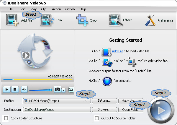 Free mp4 to avi converter