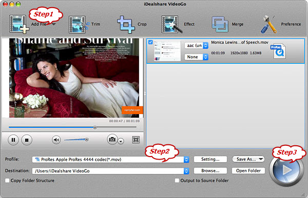 Convert FLV to Final Cut Pro supported video format
