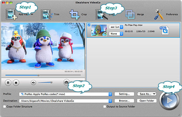 Convert WebM to iMovie