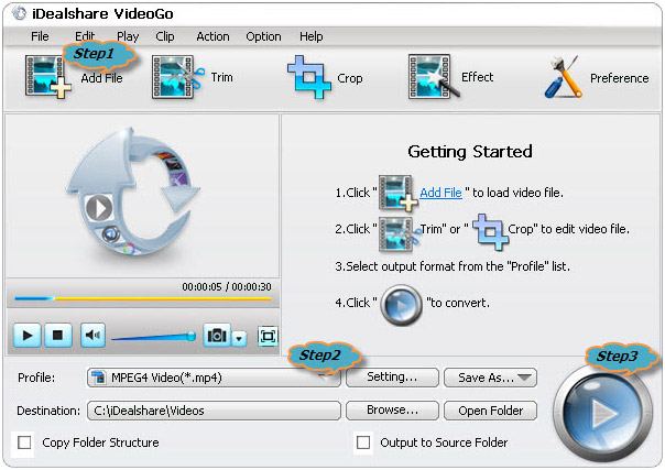 Convert BIK to AVI, MP4, WMV, MP3 on Windows or Mac 