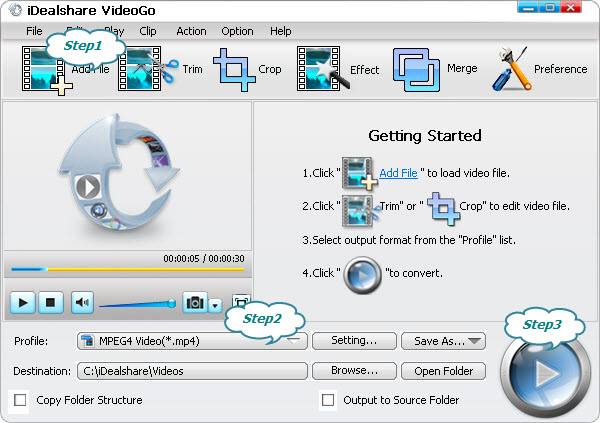 Camtasia Video Converter for AVCHD, MP4, MKV, FLV, SWF, MPEG-2,VOB, MPG, MOD, WebM.