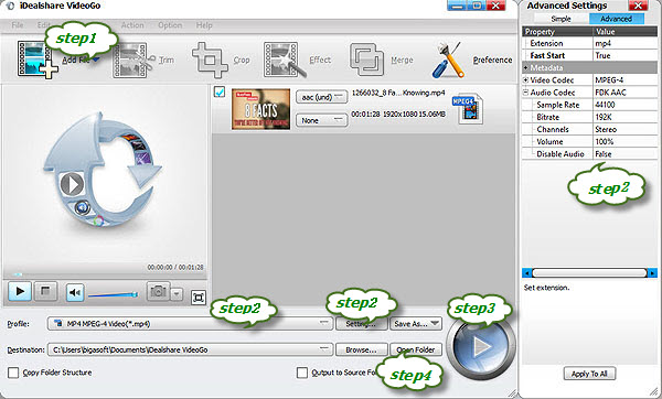 Convert MP4 to Avid