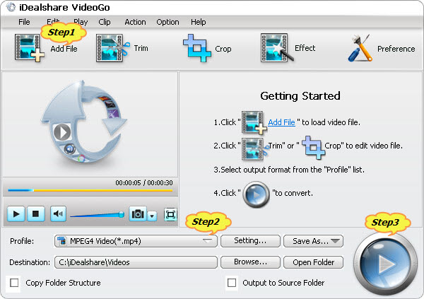 F4V Converter Mac/Windows - Convert F4V to MP4, FLV, MOV, MP3