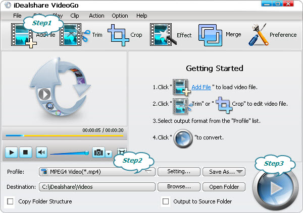 Convert GoToMeeting Recording to MP4, AVI, WMV etc